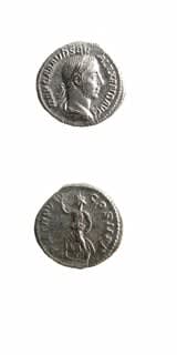 Silver Denarius of Emperor Severus Alexander, 222 CE - 228 CE
