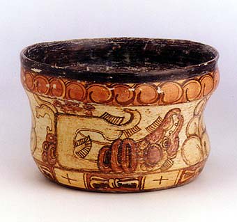 Mayan Cylindrical Vessel, 500 CE - 900 CE