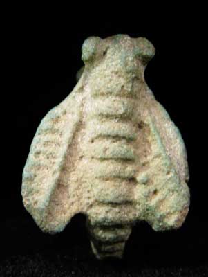 Faience Wasp, 900 BCE - 300 BCE