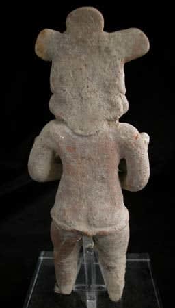 Xochipala Sculpture of a Man Holding Two Serpents, 1200 BCE - 900 CE