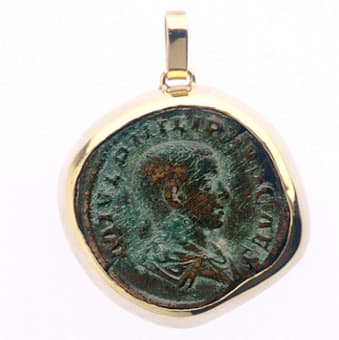 Bronze Sestertius of Roman Emperor Philip II, 247 CE - 249 CE