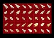 Set of Forty Neolithic Flint Arrowheads, 6000 BCE - 4000 BCE