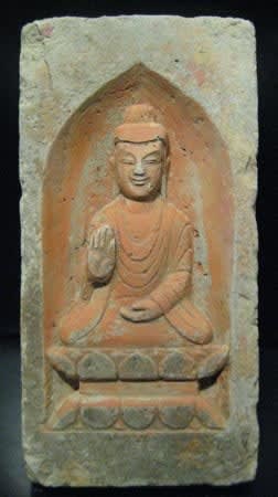 Northern Wei Brick from a Buddhist Shrine, 386 CE - 534 CE