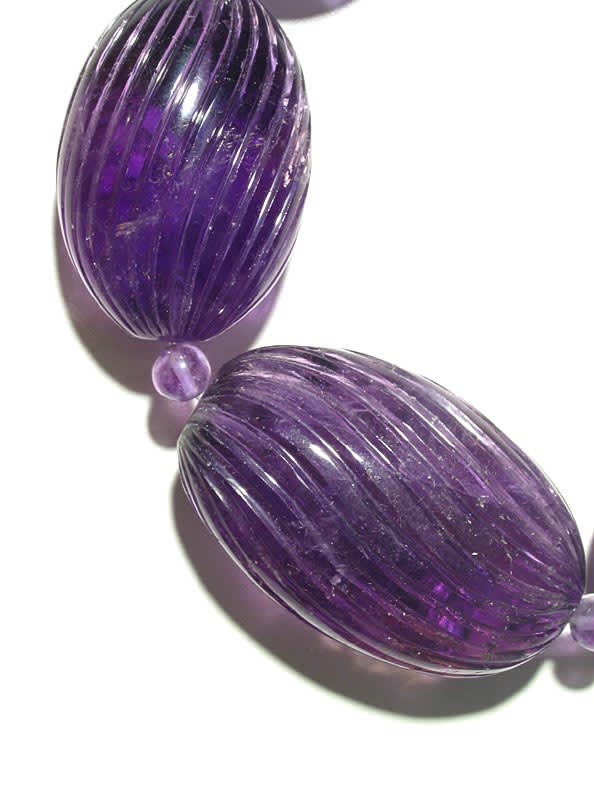 Amethyst Bead Necklace