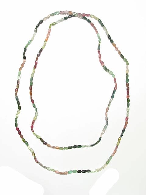 Mixed Tourmaline Bead Necklace