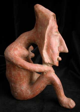 San Juanito Style Jalisco Terracotta Pensada Sculpture, 300 BCE - 300 CE