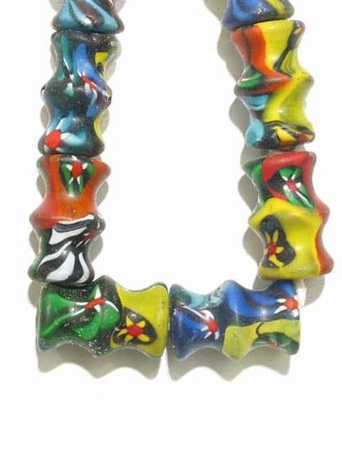 Venetian Style Glass Trade Bead Necklace, 20th Century CE