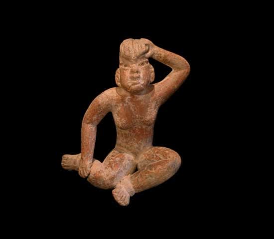 Olmec Sculpture of a Reclining Woman, 1200 BCE - 900 CE