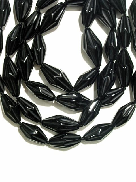 Black Onyx Bead Necklace
