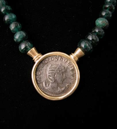 Silver Coin of Roman Empress Otacilia Severa Wife of the Emperor Philip I, 244 CE - 249 CE