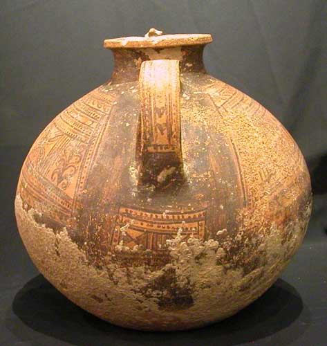 Painted Earthenware Ewer, 1500 BCE - 1000 BCE