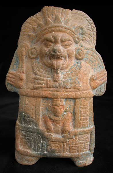 Mayan Molded Whistle Depicting a Demon Deity, 600 CE - 900 CE