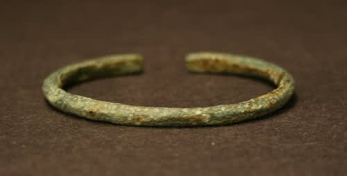 Roman Bronze Snake Bracelet, 100 CE - 300 CE