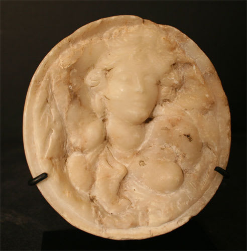 Marble Roundel of a Nude Woman, 18th Century CE - 19th Century CE