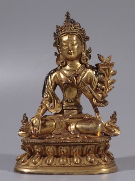 Gilt-Bronze Figure of White Tara, 1500 CE - 1800 CE