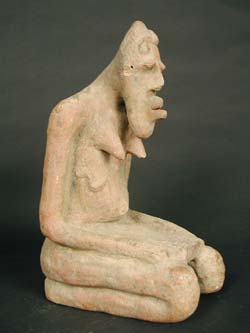 Djenne Terracotta Sculpture of a Kneeling Woman, 12th Century CE - 16th Century CE