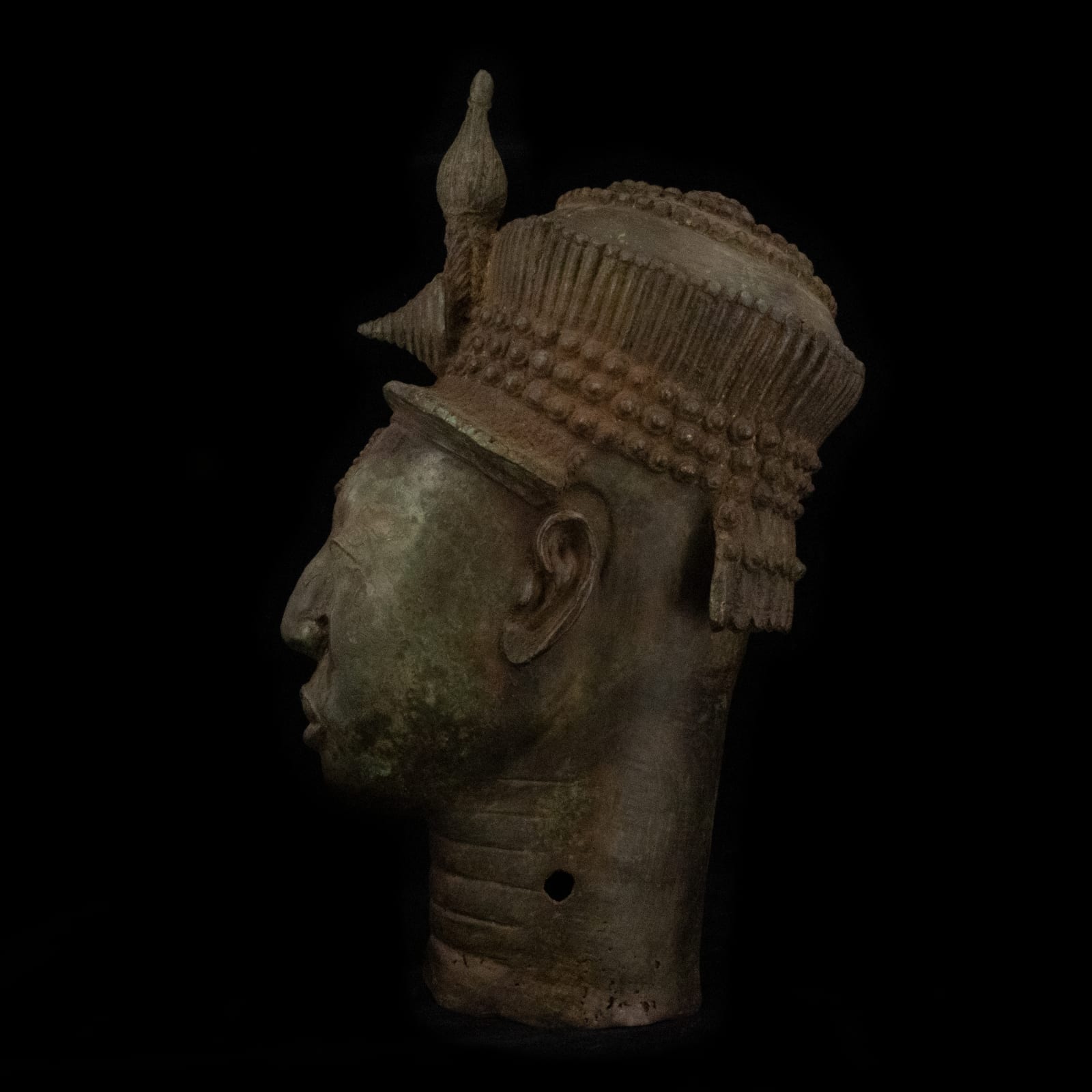 Ife Bronze Head, 19th to early 20th century CE