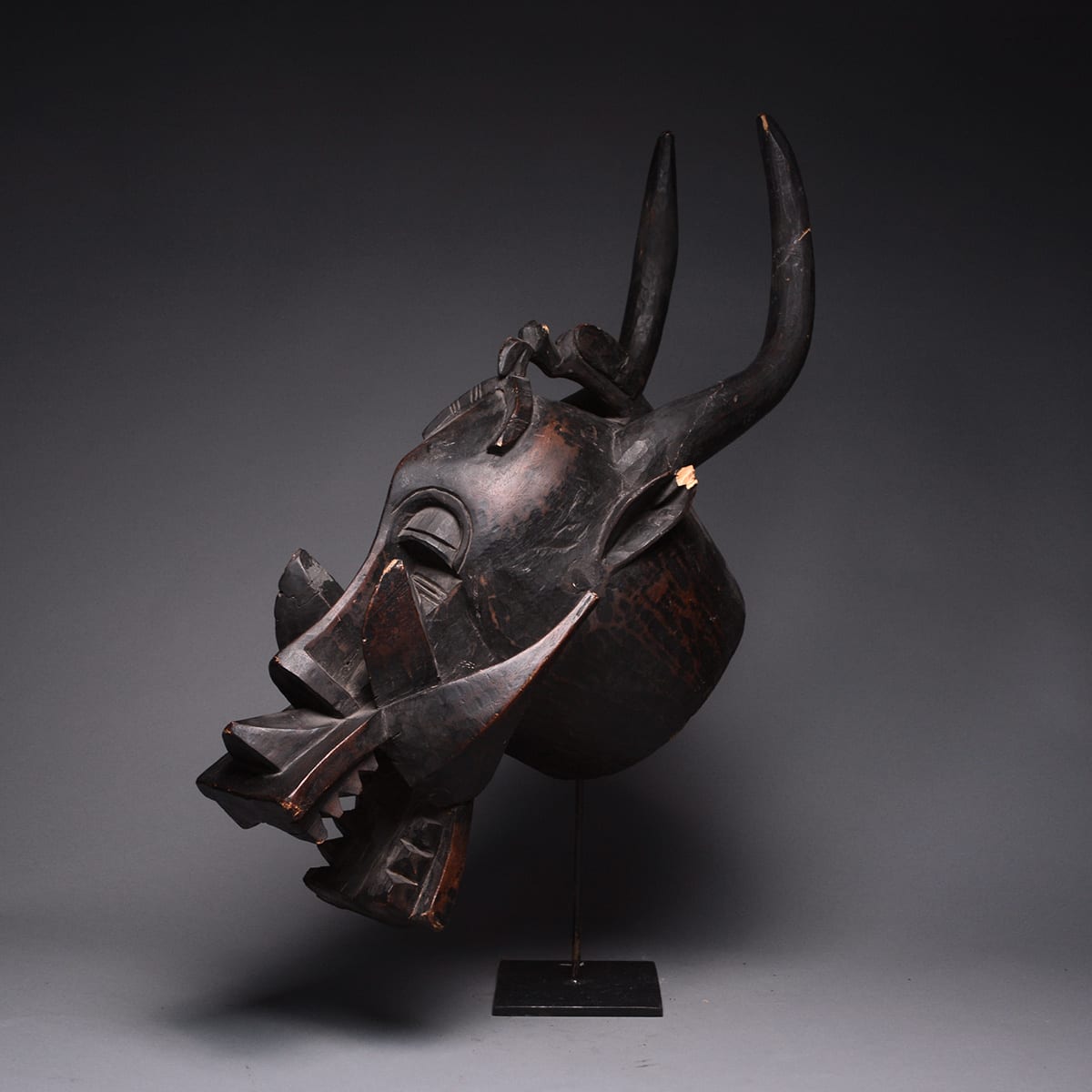 Senufo Kponiugo Firespitter Helmet Mask, 20th Century CE