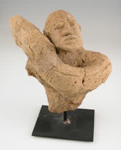Djenne Sculpture of a Snake Charmer, 12th Century CE - 16th Century CE