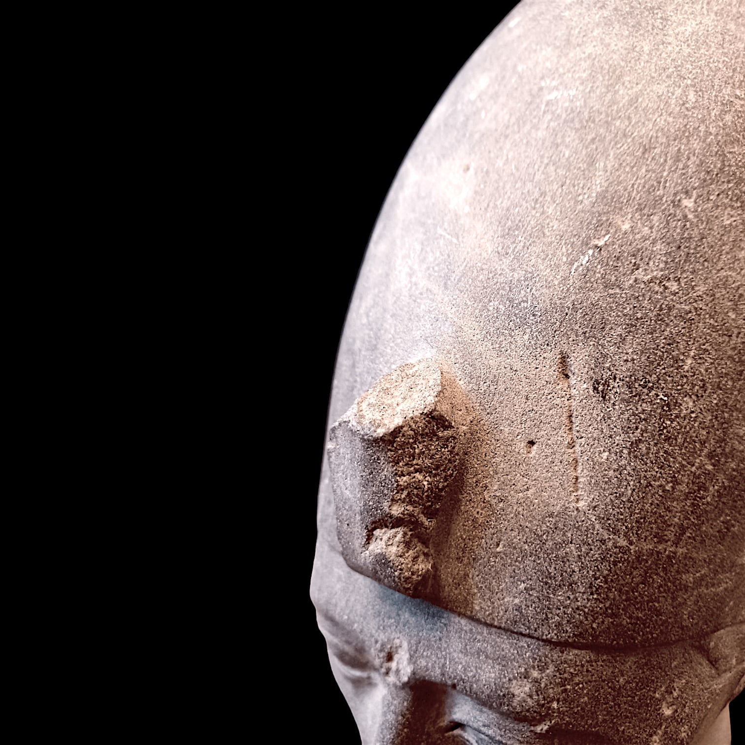 Portrait of a Pharaoh, probably Ahmose I, 1550 BC - 1525 BC