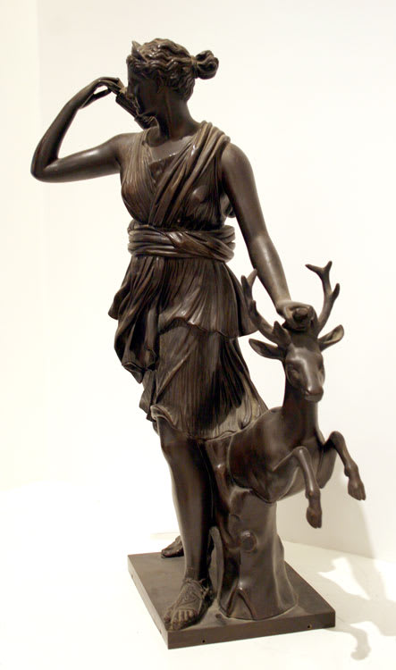Bronze Sculpture of the Versaille Diana, 19th Century CE