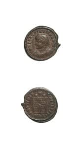 Bronze Follis of Constantine II Struck While Caesar, 316 CE - 335 CE