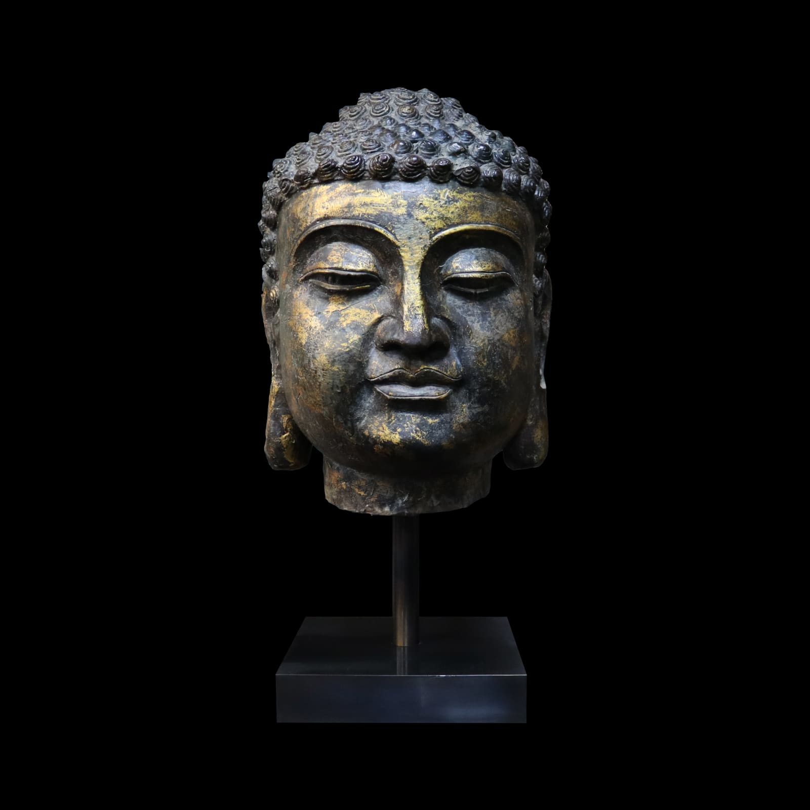 Monumental Rattanakosin Style Buddha Head, 18th Century CE