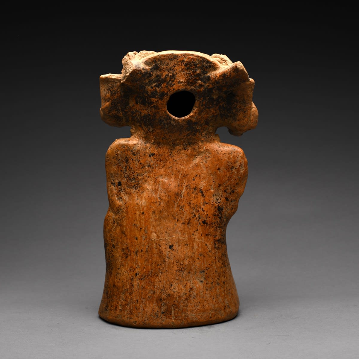 Mayan Terracotta Figure of a Deity, 300 CE - 600 CE
