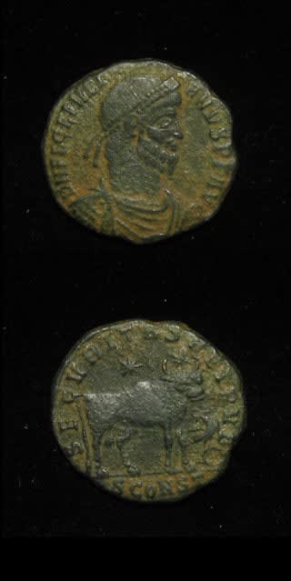 Bronze Coin of Emperor Julian the Apostate, 360 CE - 363 CE