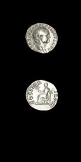 Silver Denarius of Emperor Vespasian, 69 CE - 79 CE