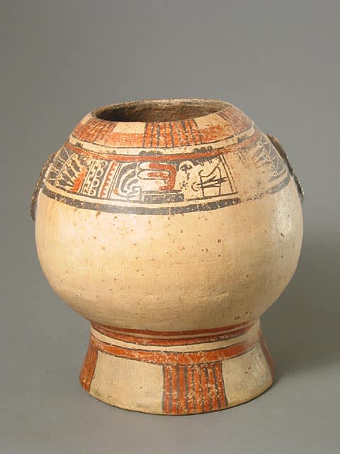 Vessel Depicting the Head of Tlaloc, 800 CE - 1550 CE