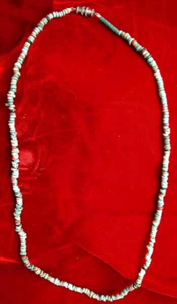 Egyptian Faience Bead Necklace, 1600 BCE - 1100 BCE