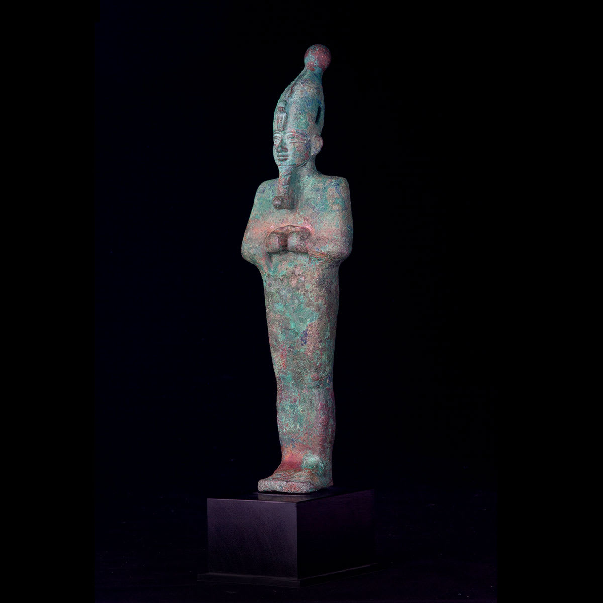 Egyptian Bronze Figure of Osiris, 1000 BCE - 650 BCE