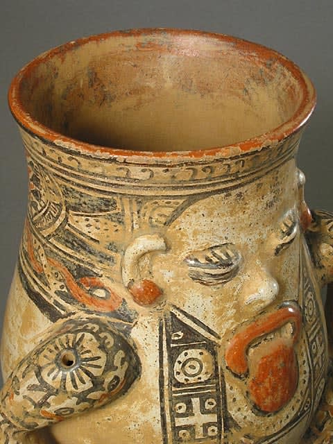 Guanacaste-Nicoya Tlaloc Effigy Vessel, 1200 CE - 1550 CE