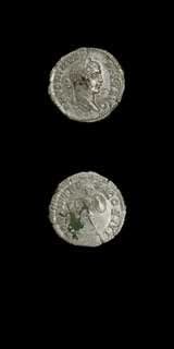 Silver Denarius of Emperor Caracalla, 200 CE - 210 CE