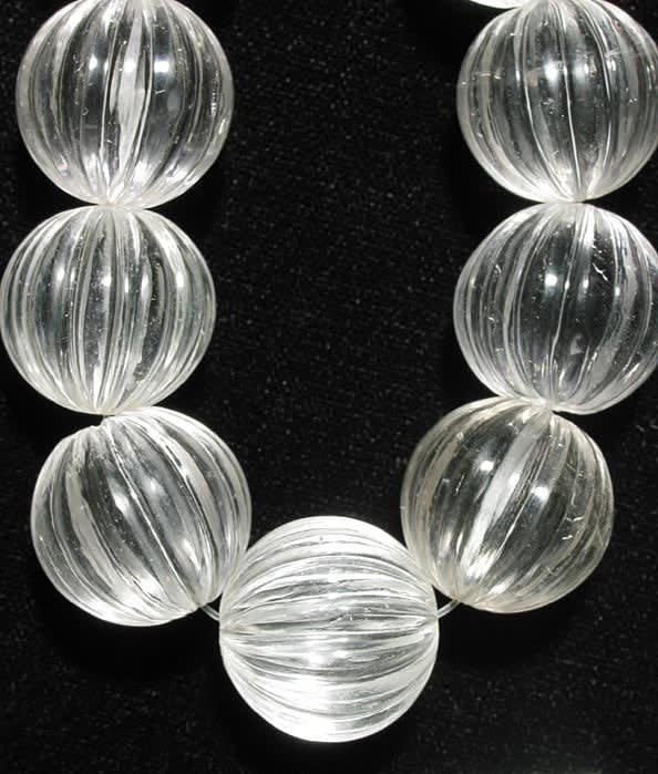 Rock Crystal Bead Necklace, 20th Century CE