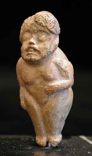Olmec Terracotta Hunchback Figurine, 900 BCE - 500 CE