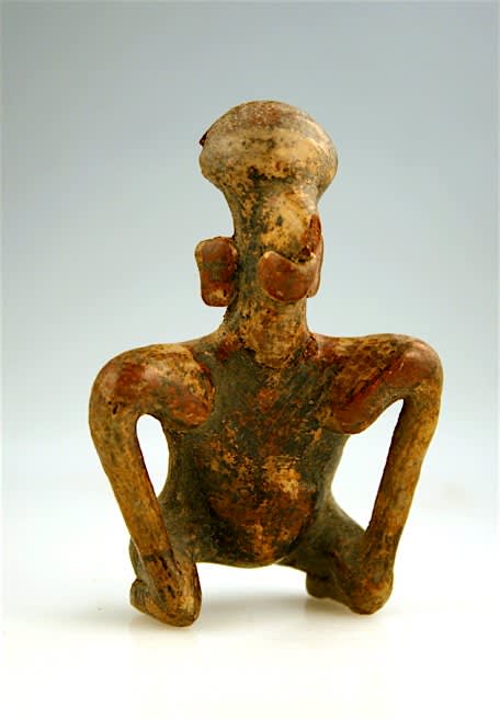 Miniature Nayarit Kneeling Figure, 300 BCE - 300 CE