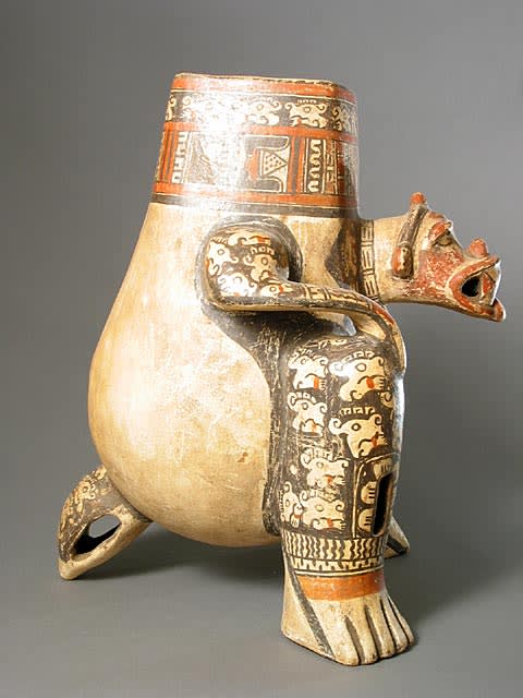 Guanacaste-Nicoya Jaguar Effigy Vessel, 1200 CE - 1550 CE