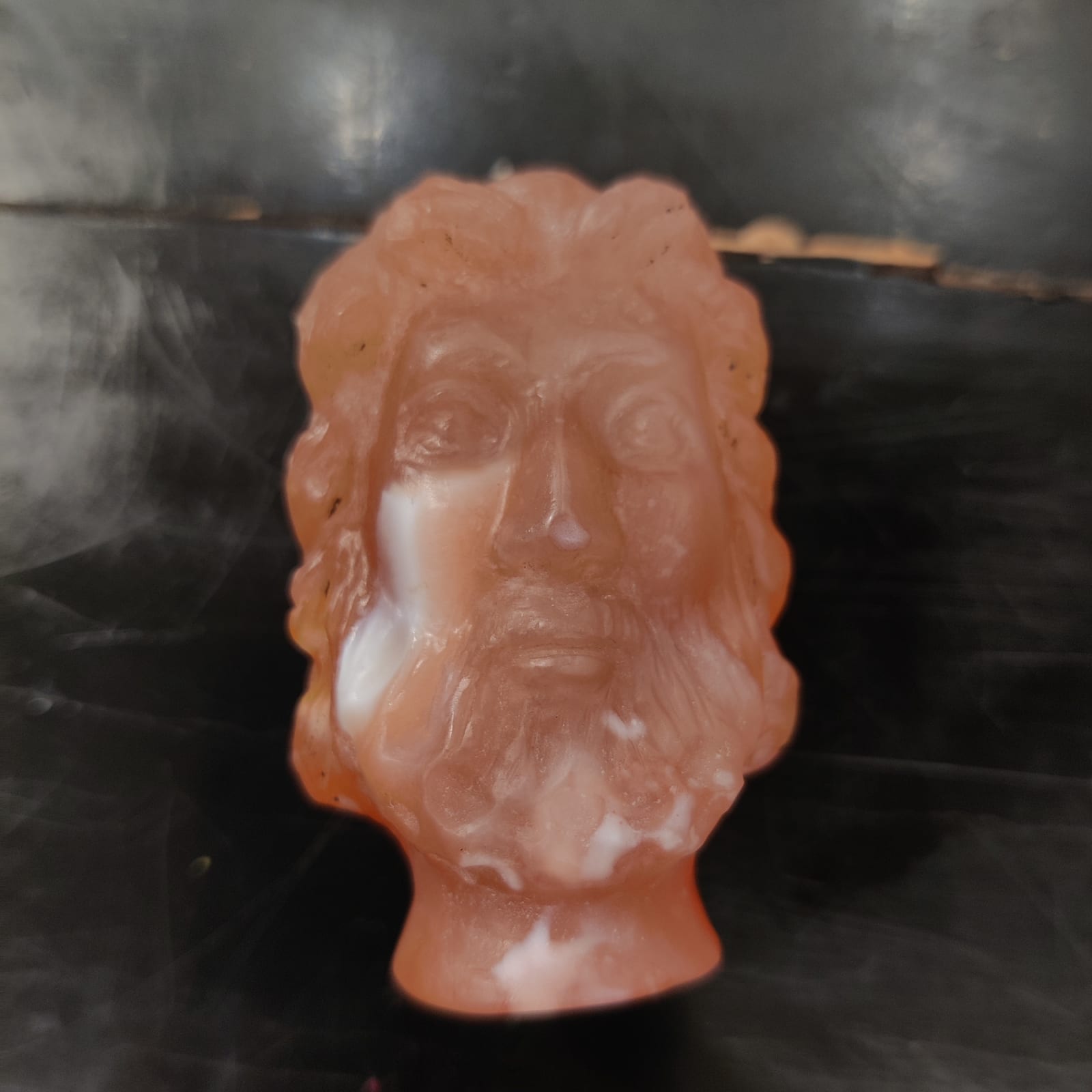 Carnelian Head of Zeus, c. 100 CE to 400 CE