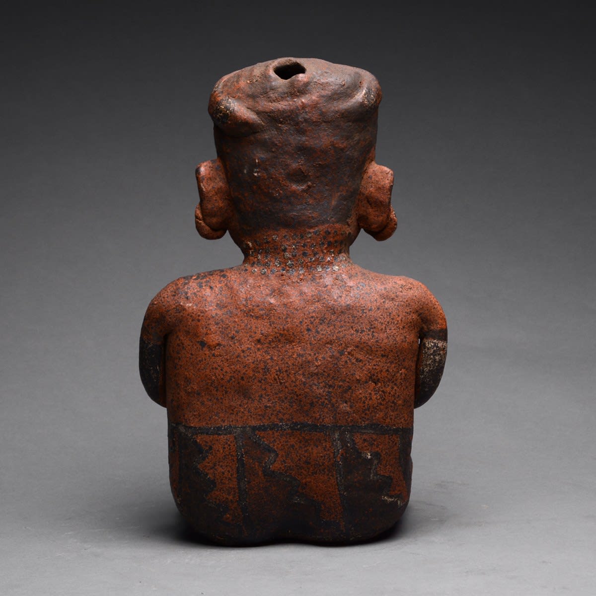 Ixtlán del Rio Style Nayarit Sculpture of a Seated Woman Holding a Bowl, 300 BCE - 300 CE