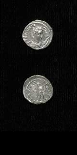 Silver Denarius of Geta Struck While Caesar, 199 CE - 202 CE