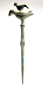 Roman Bronze Hair Pin, 1st Century CE - 3rd Century CE