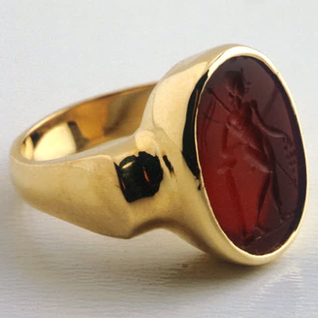 Classical Revival Intaglio of the God Dionysus, 1700 CE - 1800 CE