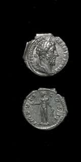 Silver Denarius of Emperor Marcus Aurelius, 161 CE - 180 CE