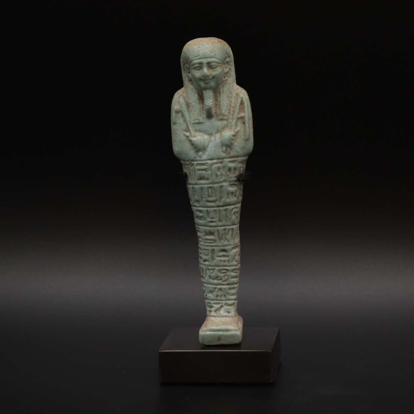 Egyptian Faience Ushabti of the 26th Dynasty, 664 - 525 BCE