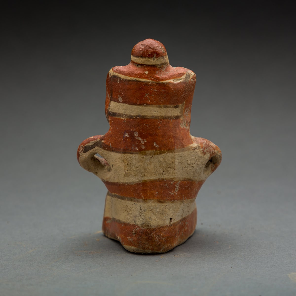 Painted Terrcaotta Figure of a Person, 300 CE - 900 CE