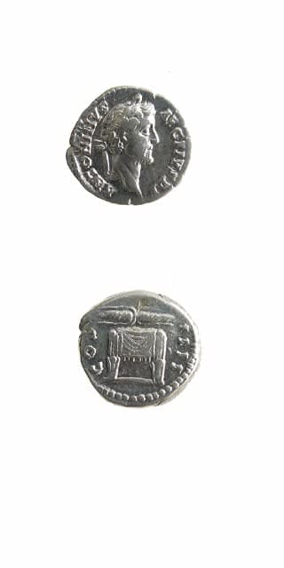 Silver Denarius of Emperor Antoninus Pius, 138 CE - 161 CE