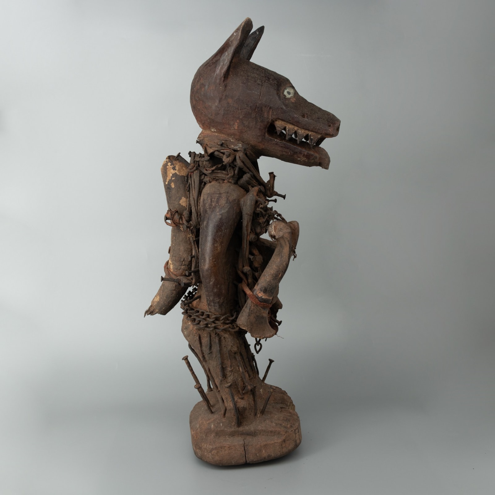 Nkisi Nkondi Kozo Power Figure , Early 20th Century CE