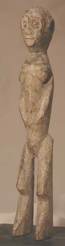 Lobi Wooden Bateba Sculpture of a Woman, 20th Century CE